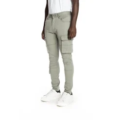 Multipocket Cargo Twill Pants