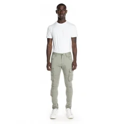 Multipocket Cargo Twill Pants