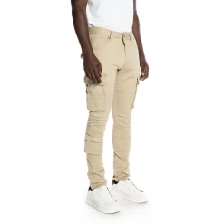 Multipocket Cargo Twill Pants