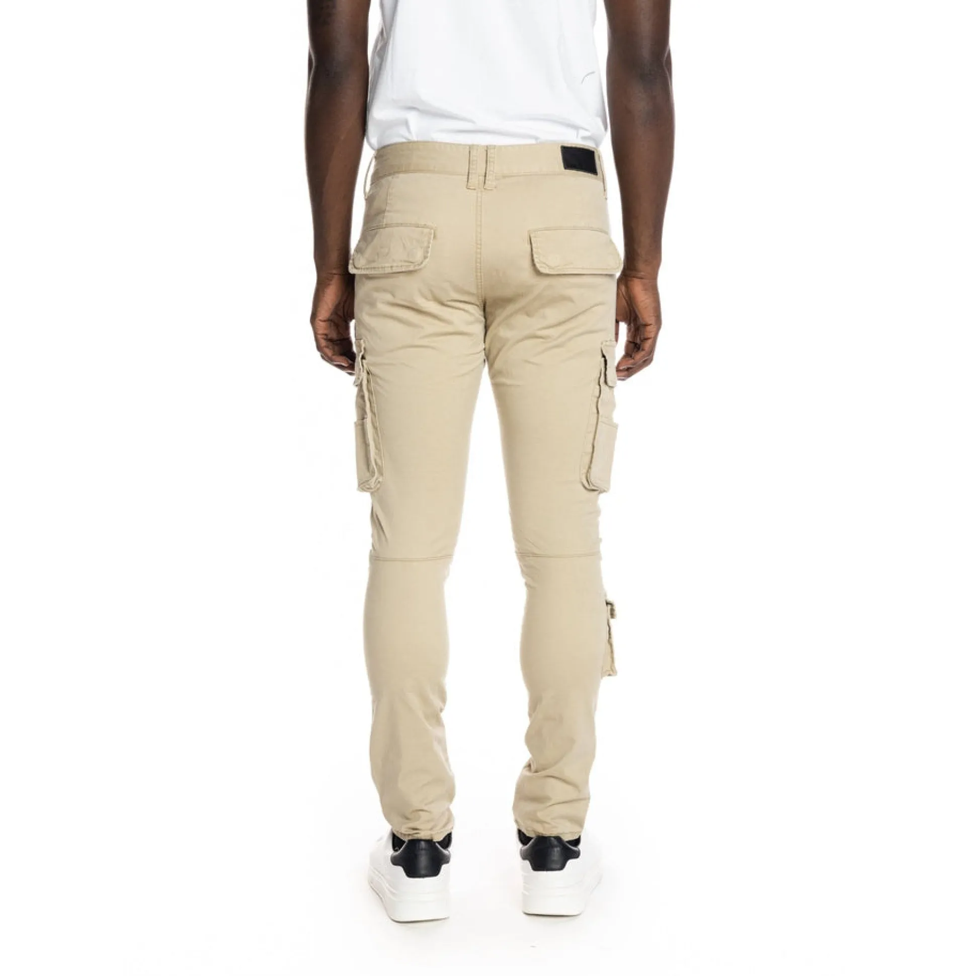 Multipocket Cargo Twill Pants