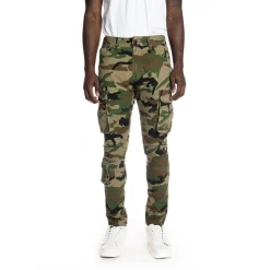Multipocket Cargo Twill Pants