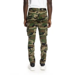 Multipocket Cargo Twill Pants