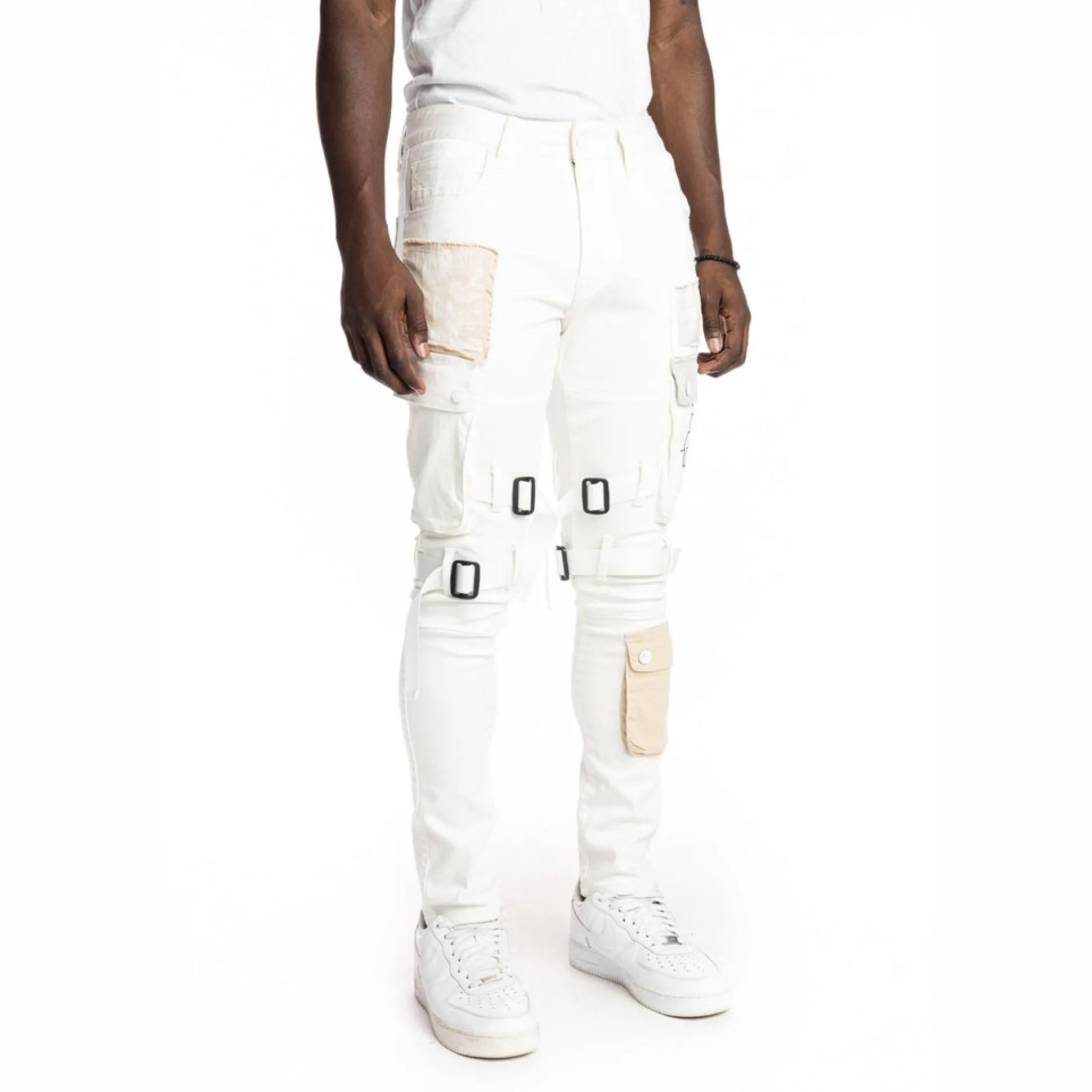 Multipocket Twill Fashion Utility Pants