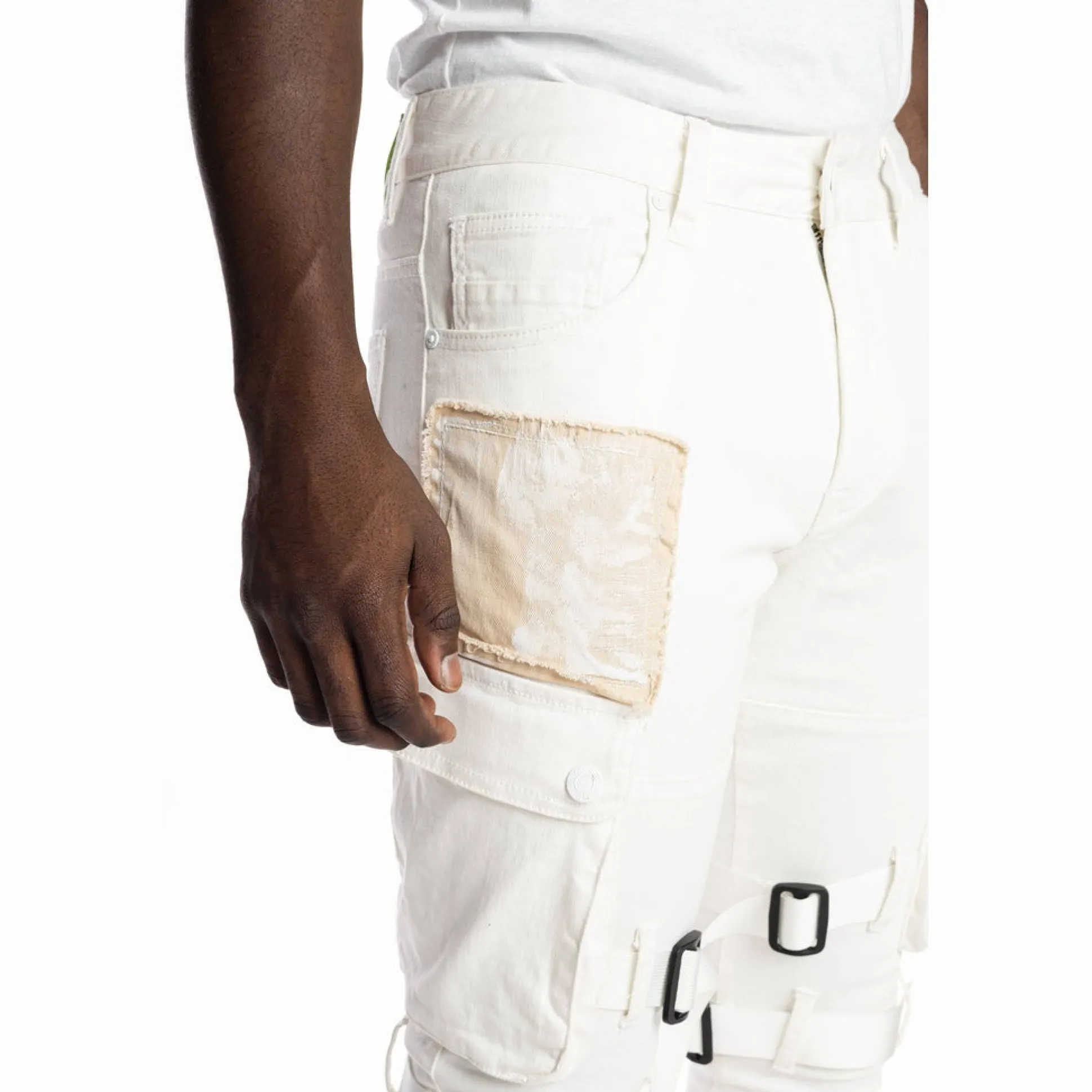 Multipocket Twill Fashion Utility Pants