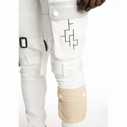 Multipocket Twill Fashion Utility Pants