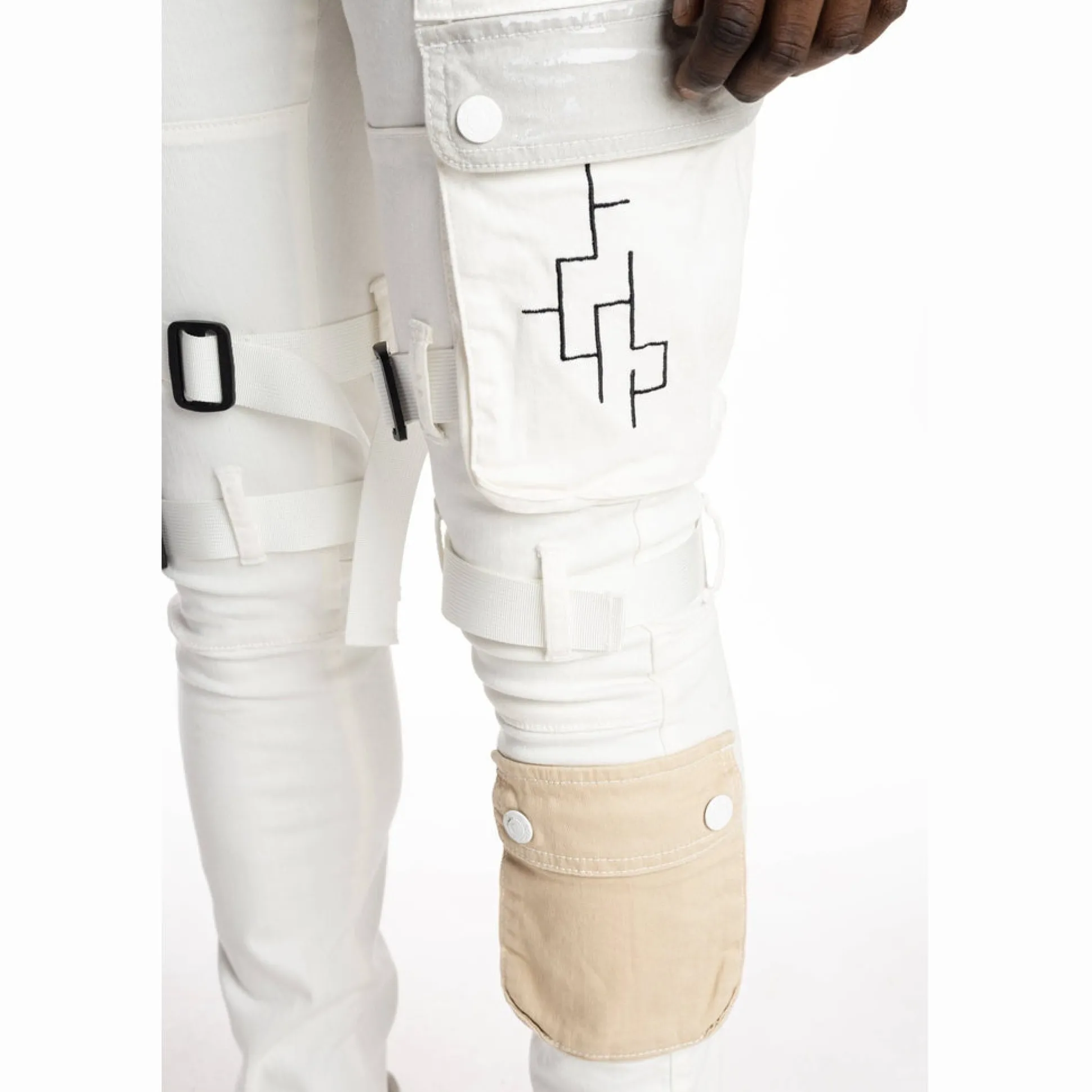 Multipocket Twill Fashion Utility Pants