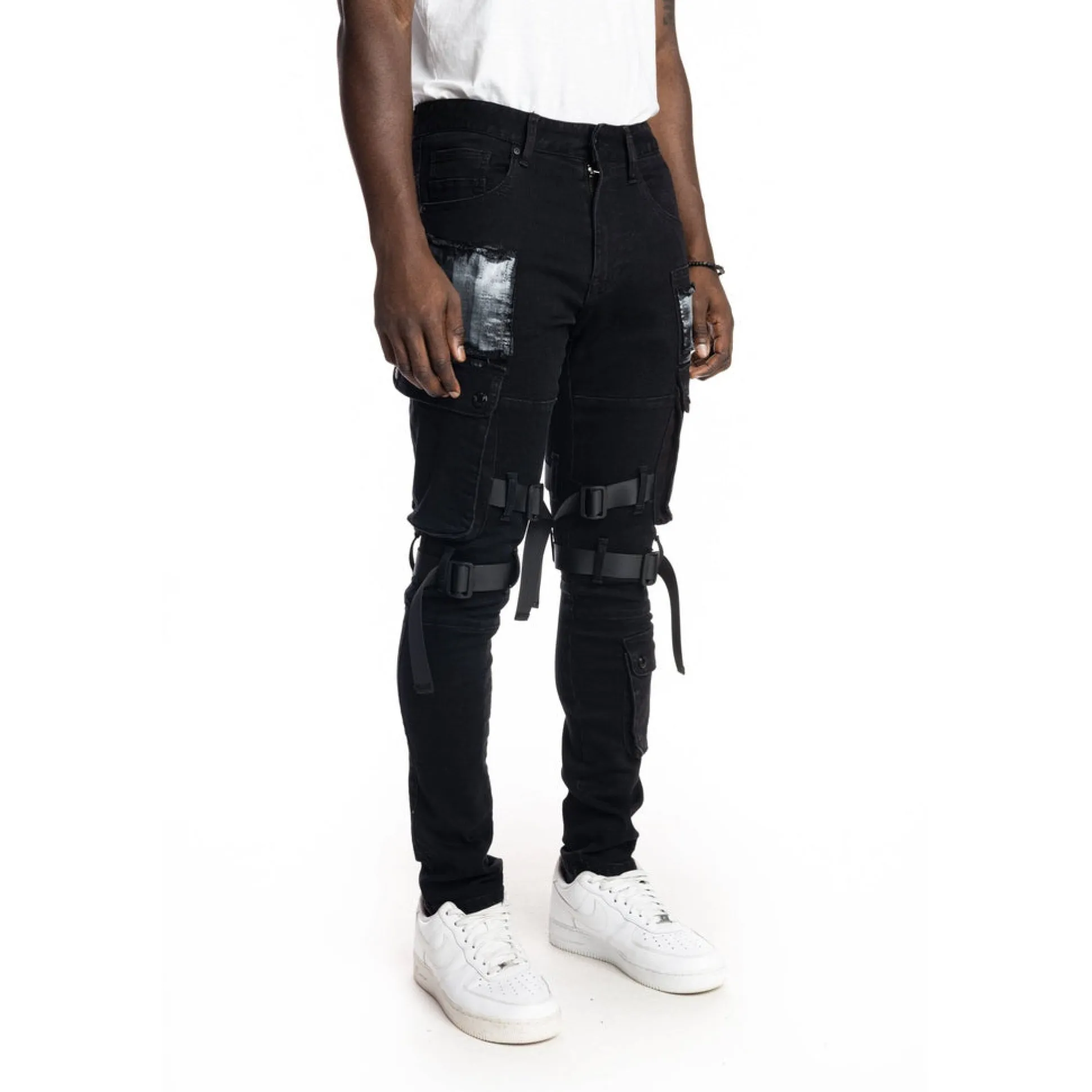 Multipocket Twill Fashion Utility Pants