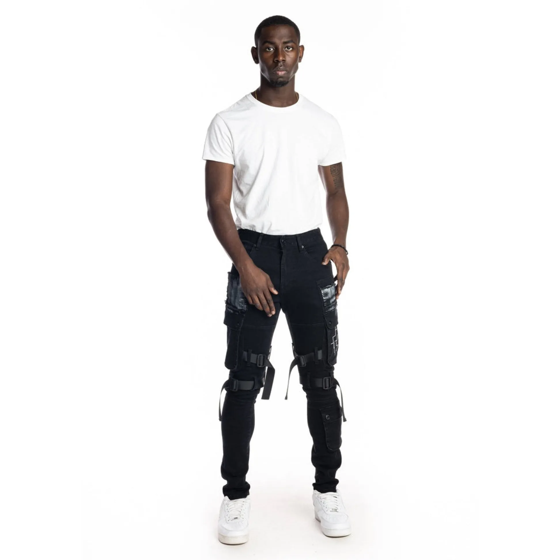 Multipocket Twill Fashion Utility Pants