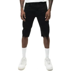 Natural Washing Rip And Repair Short