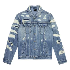 Overspray Utility Denim Jacket