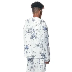 Paisley Full Zip Windbreaker Jacket