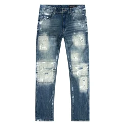 Patch Washed Jeans