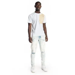 Patchwork Pocket Fashion Tee