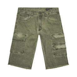 Pigment Dyed Twill Utility Shorts