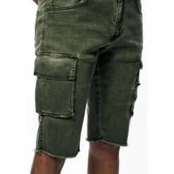 Pigment Dyed Twill Utility Shorts