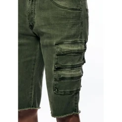 Pigment Dyed Twill Utility Shorts