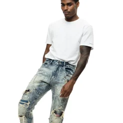 Plaid Backed Workwear Jean