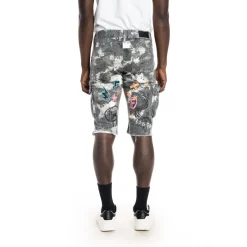 Printed Fashion Twill Cargo Short