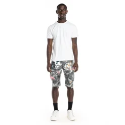 Printed Fashion Twill Cargo Short