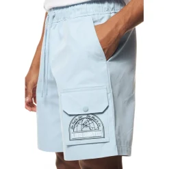 Printed Twill Workwear Shorts