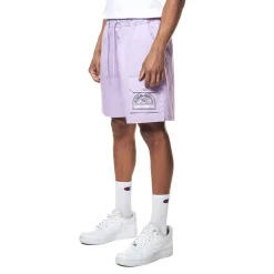 Printed Twill Workwear Shorts