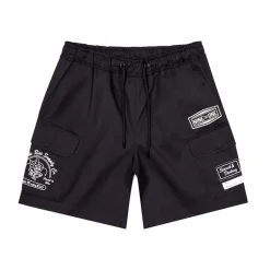 Printed Twill Workwear Shorts