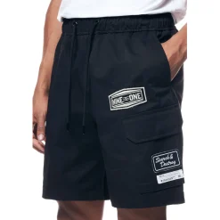 Printed Twill Workwear Shorts