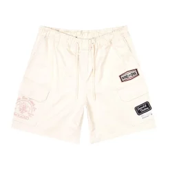 Printed Twill Workwear Shorts