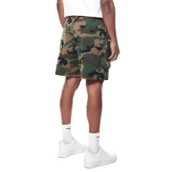 Printed Utility Lounge Windbreaker Shorts