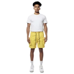 Printed Utility Lounge Windbreaker Shorts