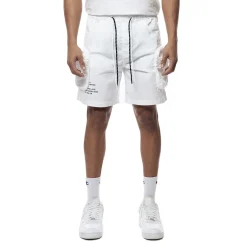 Printed Utility Lounge Windbreaker Shorts