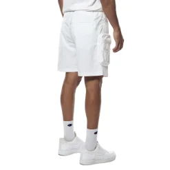 Printed Utility Lounge Windbreaker Shorts