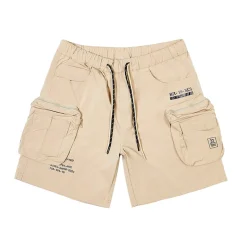Printed Utility Lounge Windbreaker Shorts