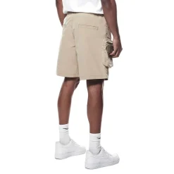 Printed Utility Lounge Windbreaker Shorts