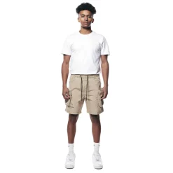 Printed Utility Lounge Windbreaker Shorts