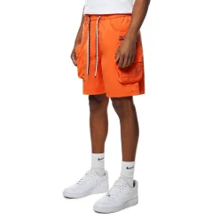 Printed Utility Lounge Windbreaker Shorts