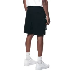 Printed Utility Lounge Windbreaker Shorts