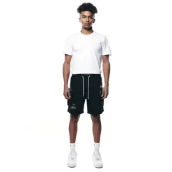 Printed Utility Lounge Windbreaker Shorts
