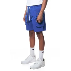 Printed Utility Lounge Windbreaker Shorts