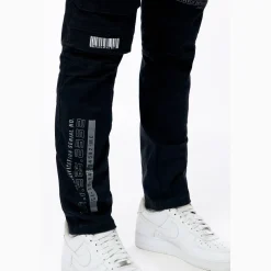 Printed Utility Twill Cargo Overalls
