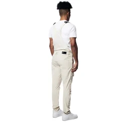 Printed Utility Twill Cargo Overalls
