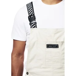 Printed Utility Twill Cargo Overalls
