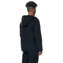 Printed Utility Windbreaker Jacket
