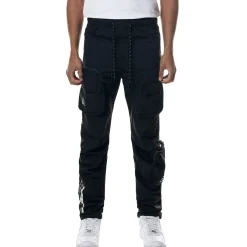 Printed Utility Windbreaker Joggers