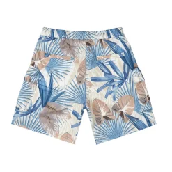 Printed Utility Windbreaker Shorts