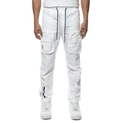 Printed Utility Windbreaker Joggers
