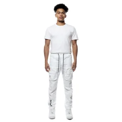 Printed Utility Windbreaker Joggers