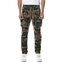 Printed Utility Windbreaker Joggers
