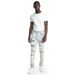 Rip And Repair Fashion Jeans