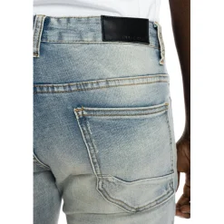 Rip And Repair Semi Basic Jeans